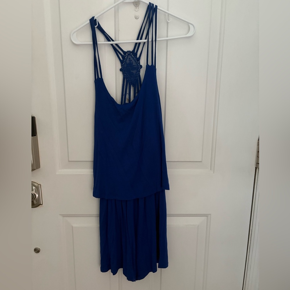 Elegant Blue Women's romper